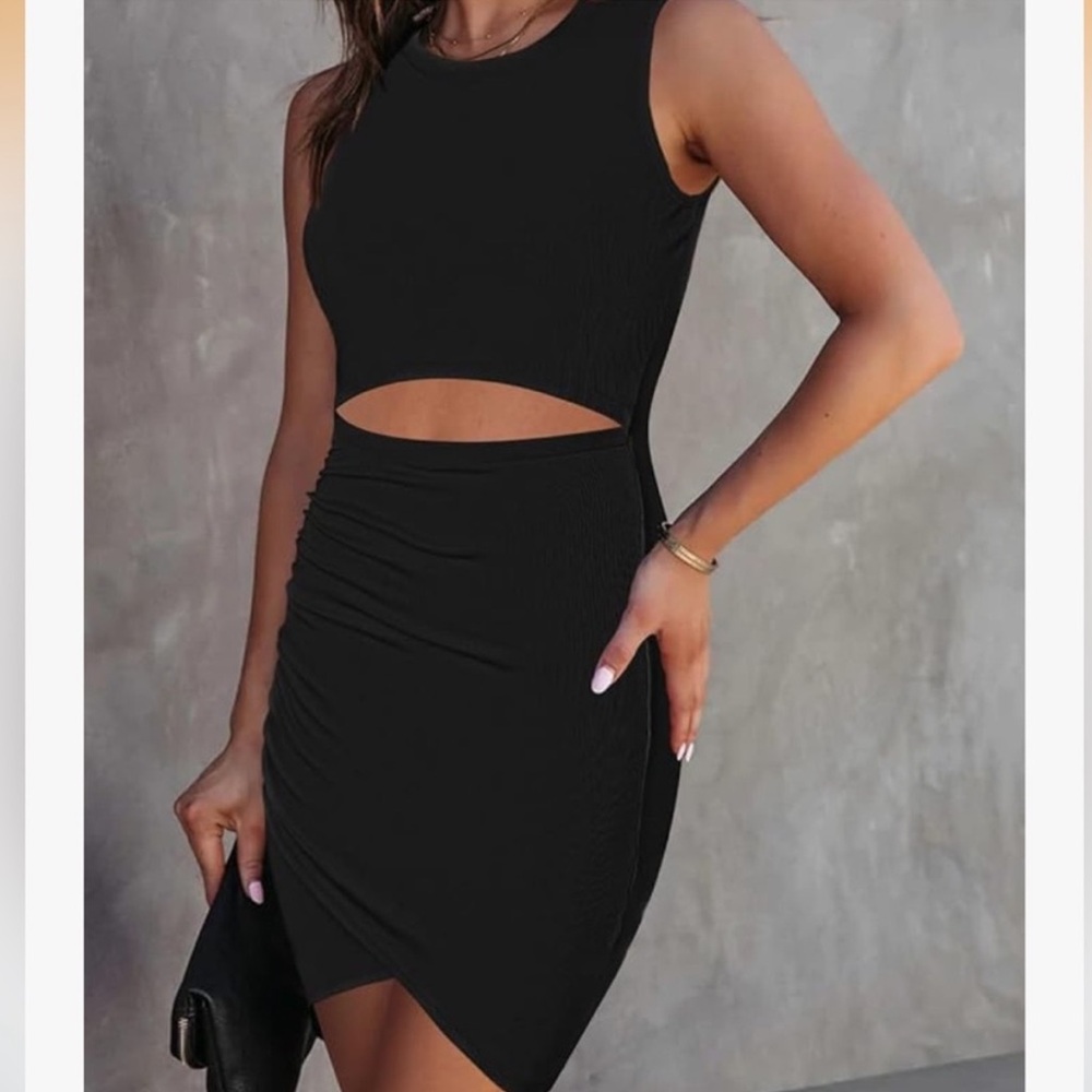 Black Cut-Out Dress